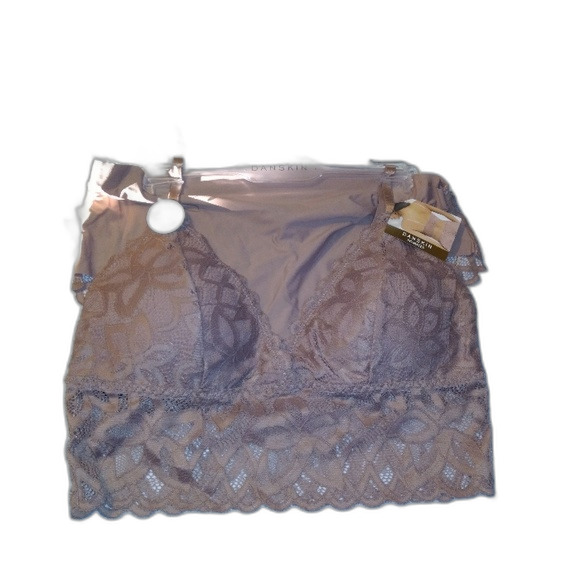 Danskin Large Tan Lace Bralette Two piece Set NWT - Picture 3 of 8